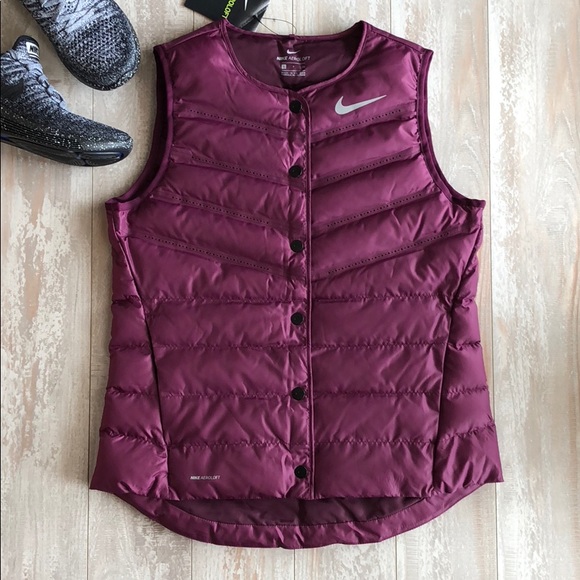 NWT Nike aeroloft Bordeaux puffer vest 180$ - Picture 2 of 7